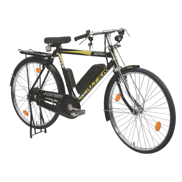 ALTER 26" 002S CLASSIC MODEL ELECTRIC CYCLE | BLDC HUB |RALEIGH TYPE | VOLTAGE THROTTLE | 95% PRE-ASSEMBLED WITH CHARGER Alter Bikes