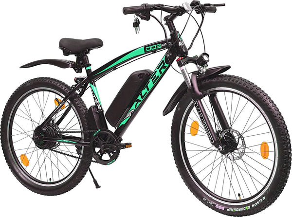 ALTER 26" 003PRO MODEL ELECTRIC CYCLE| REMOVABLE LI-ION BATTERY| PAS WITH 5 CONTROL MODE| 95% PRE ASSEMBLED WITH CHARGER Alter Bikes