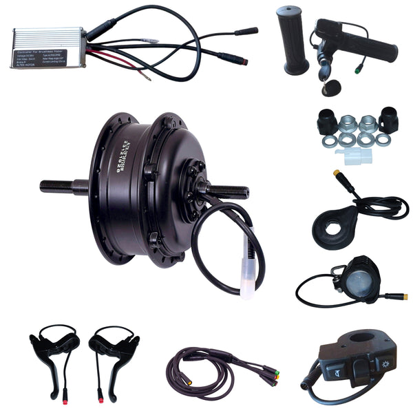 ALTER 36V 250W (013 PRO) CYCLE HUB MOTOR KIT | 12 MAGNETS PAS | ALL WATERPROOF CONNECTORS (MULTI SPEED) Alter Bikes