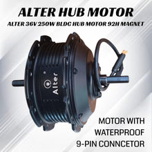 Alter 36V250W (003Pro) Electric Bike Kit - Black Alter Bikes
